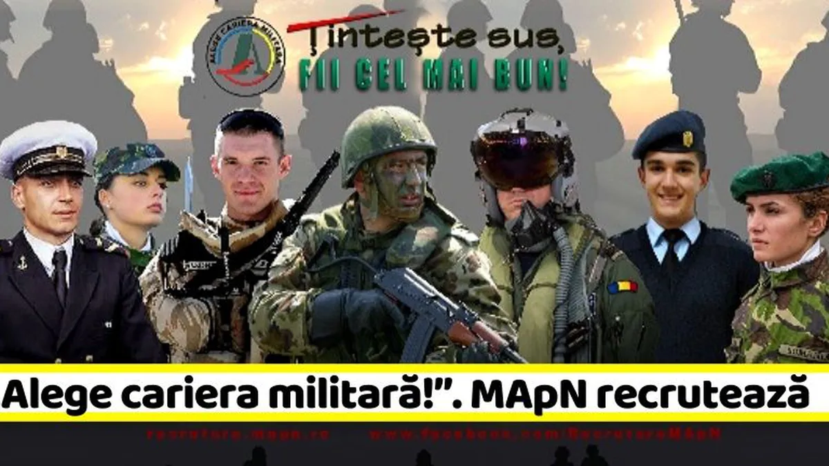 Armata începe recrutarea. Mai sunt doar 3 zile până la finalizarea înscrierilor care vor schimba viețile a sute de mii de români
