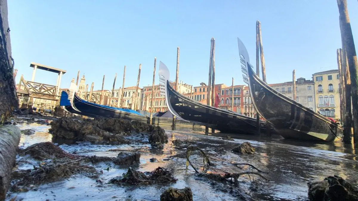 Românii care vor vizita Veneția nu se vor mai plimba cu Gondola. Ce se întâmplă cu  destinația unică din Italia. Locuitorii se confruntă cu un fenomen nemaivăzut