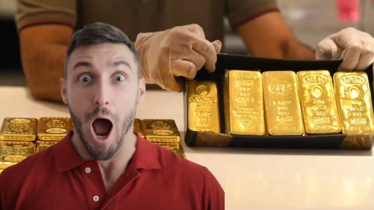 Gramul de aur înregistrează o creștere record, în doar câteva zile. Cât a ajuns să coste