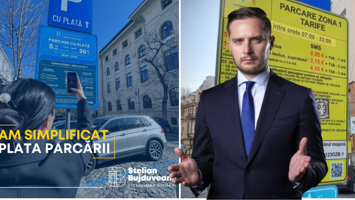 Vești importante pentru șoferi. Bujduveanu transmite cele mai „rapide metode” pentru plata parcării