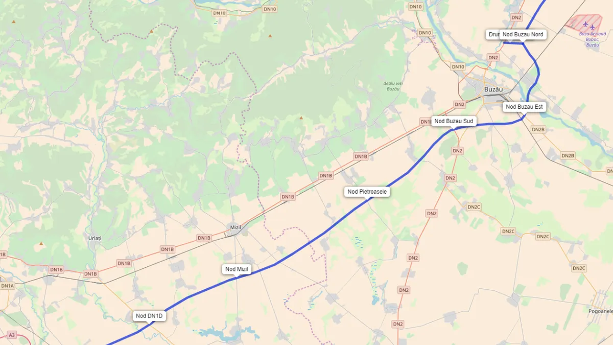 Autoritățile solicită italienilor să mărească volumul de lucru la Autostrada Ploiești-Buzău. Stadiul fizic actual este de 5%