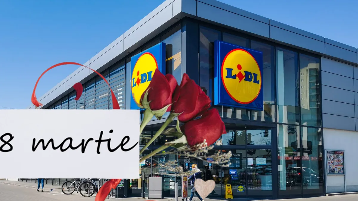 Produsele pe care Lidl le scoate la vânzare la mare reducere astăzi, de 8 martie. Ce cadouri poți lua de Ziua Femeii