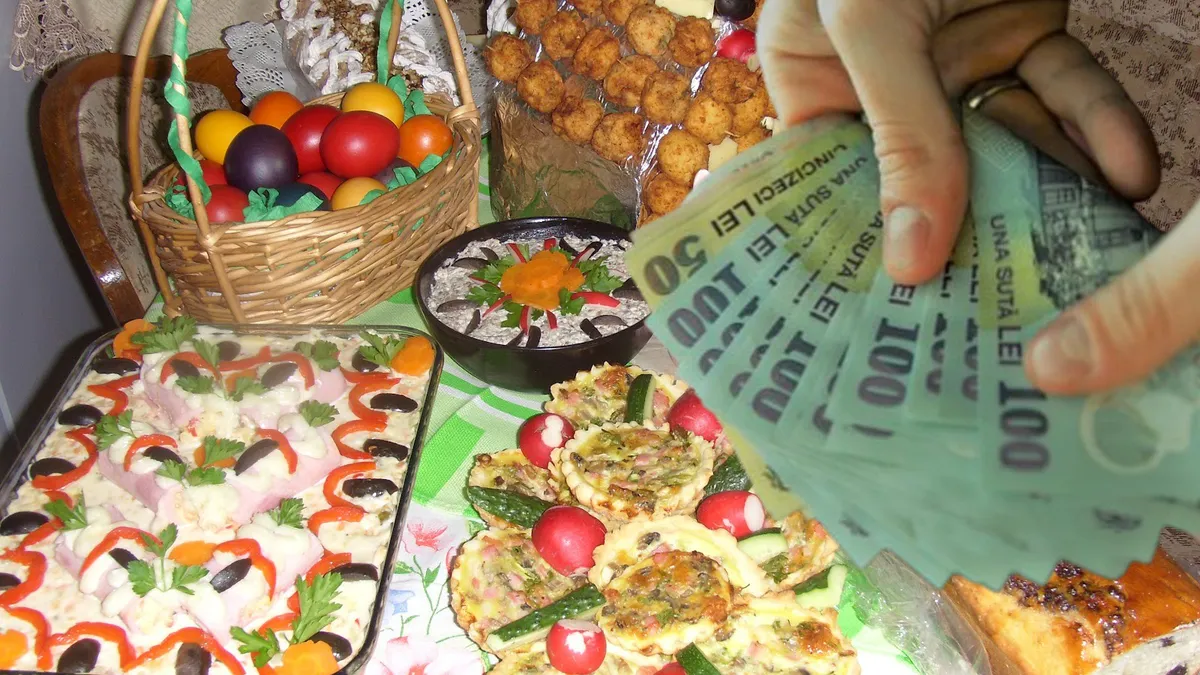 Paște 2023. Cât costă un mediu tradițional la restaurant de Sărbătorile Pascale. Românii preferă să gătească decât să arunce cu banii