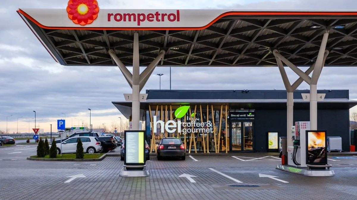 Premieră în România! Rompetrol lansează un nou tip de benzinării! Cum arată noul concept sustenabil