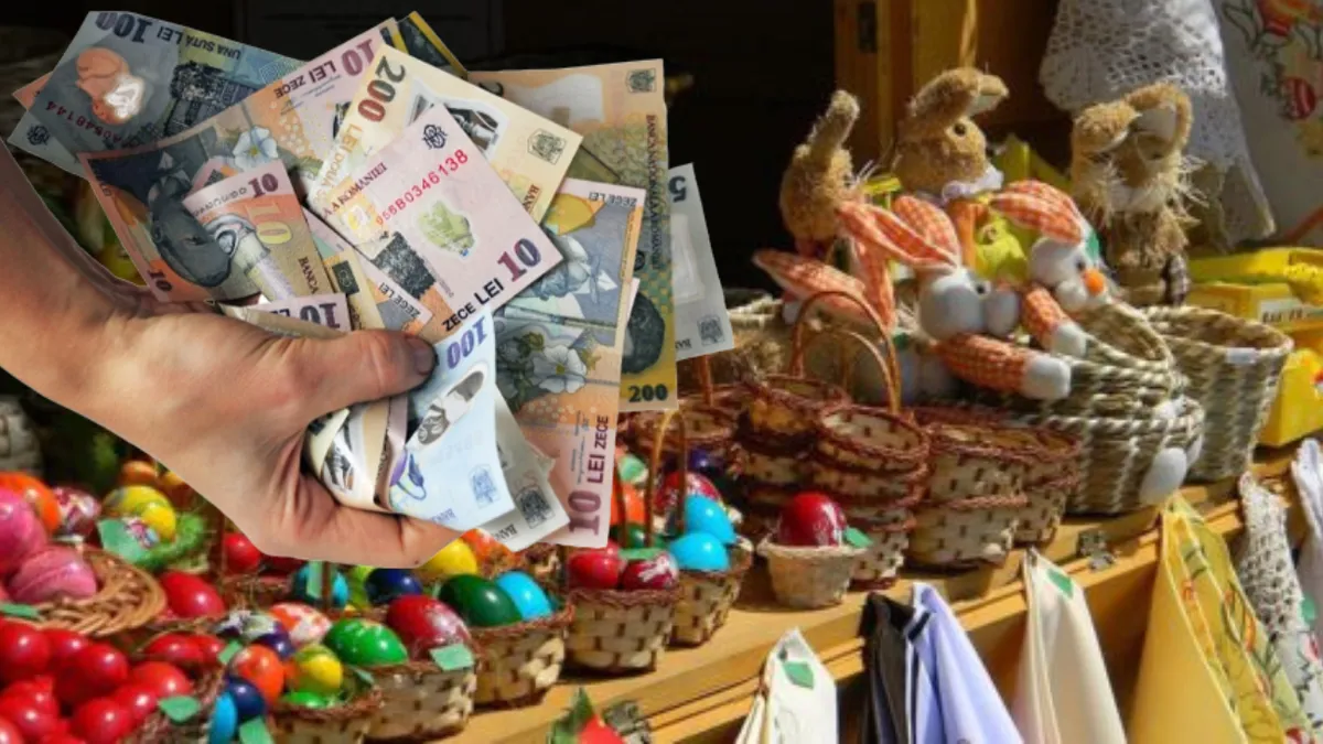 Târgul de Paște al Capitalei vine cu prețuri surprinzătoare. Cât trebuie să le achite comercianților românii care vor un kilogram de cârnați sau un burger