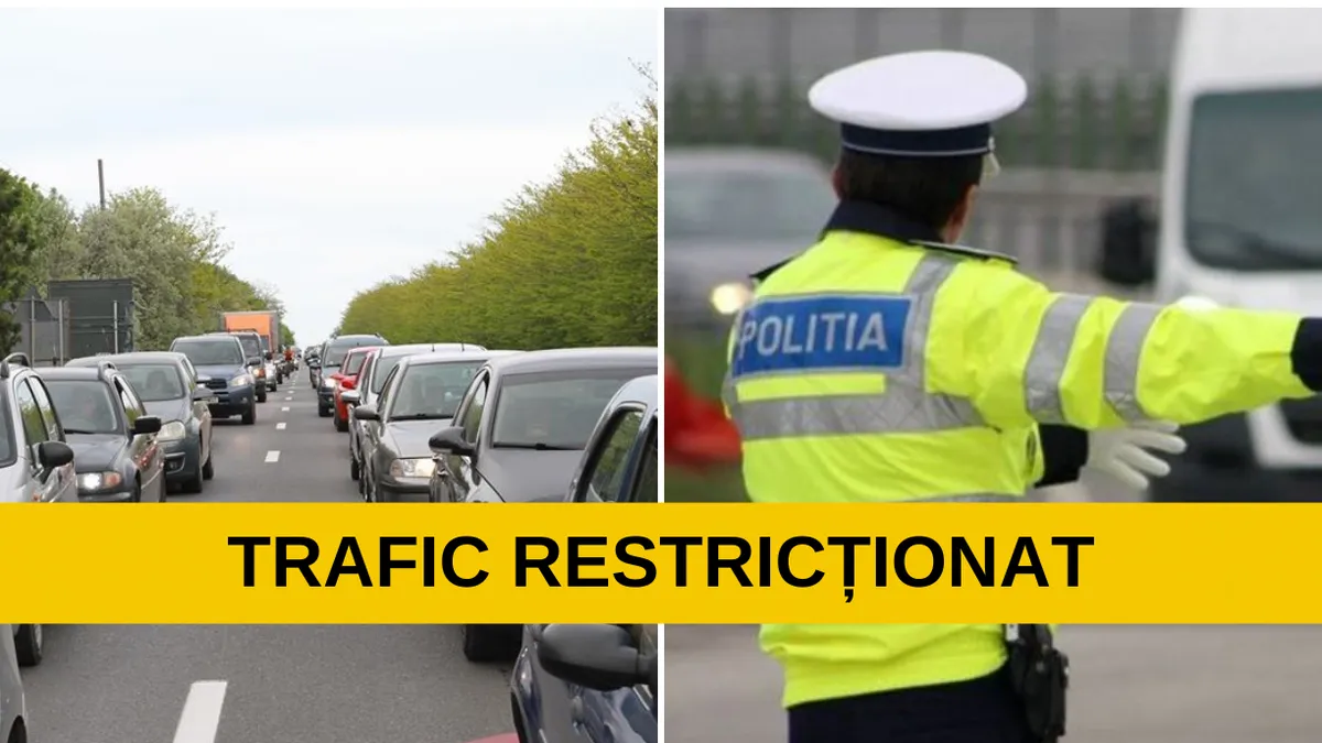 Trafic restricționat temporar în București. Ce străzi sunt închise și până când