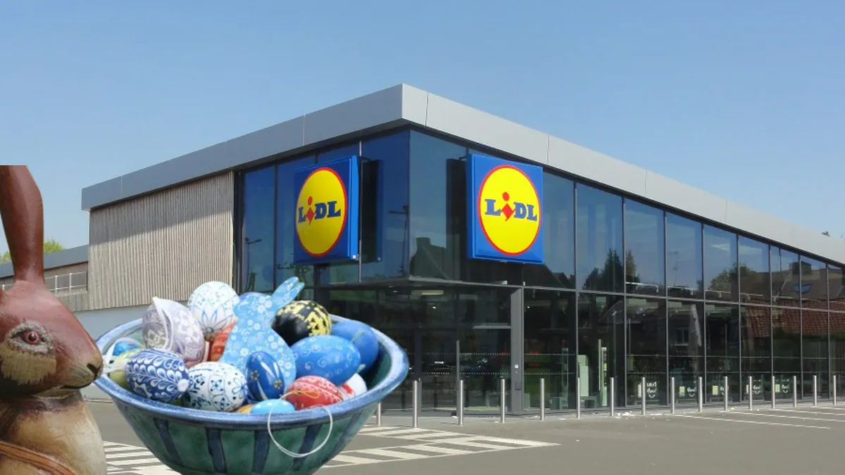 Programul magazinelor Lidl de Paște. Când mai pot face românii cumpărături pe 14, 15, 16 și 17 aprilie
