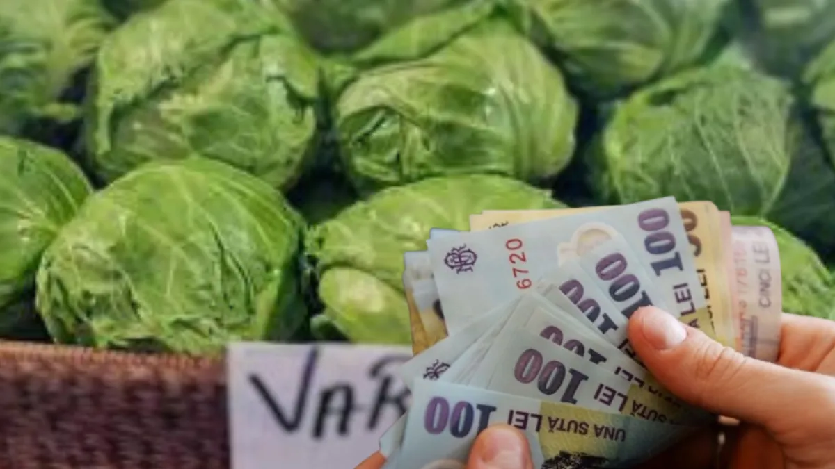 Prețuri colosale la varza din piețele din România în 2023! Clienții au rămas șocați și și-au luat adio de la legume