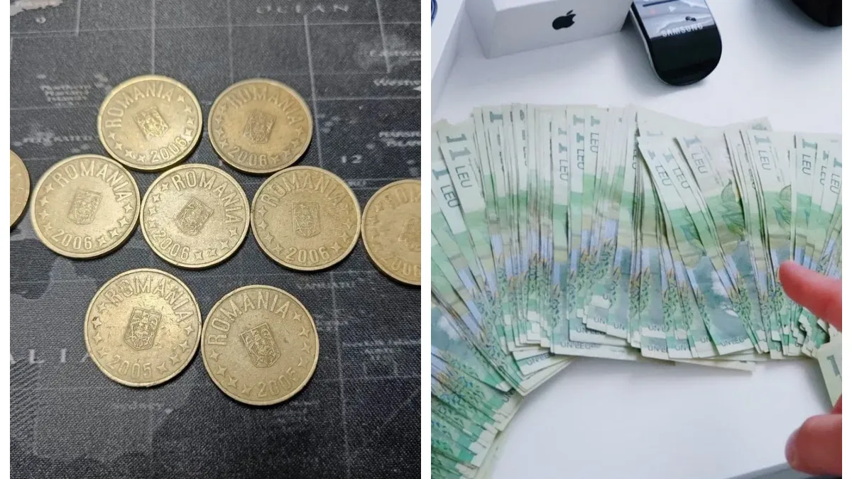 „O bătaie de joc”. Un șofer de TIR a fost „răsplătit” cu un salariu în monede de 50 de bani și bancnote de 1 leu