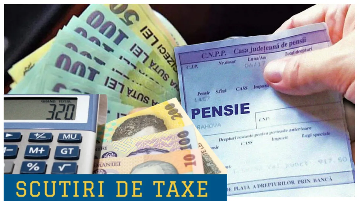 Vești bune pentru români! Cei care au pensiile sub 3.000 de lei ar putea fi scutiți de impozit