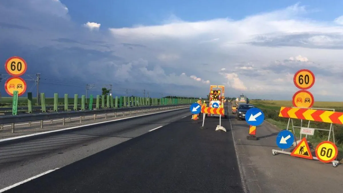 Autostrada Soarelui se închide. CNAIR anunță pe unde se deviază traficul rutier în această noapte