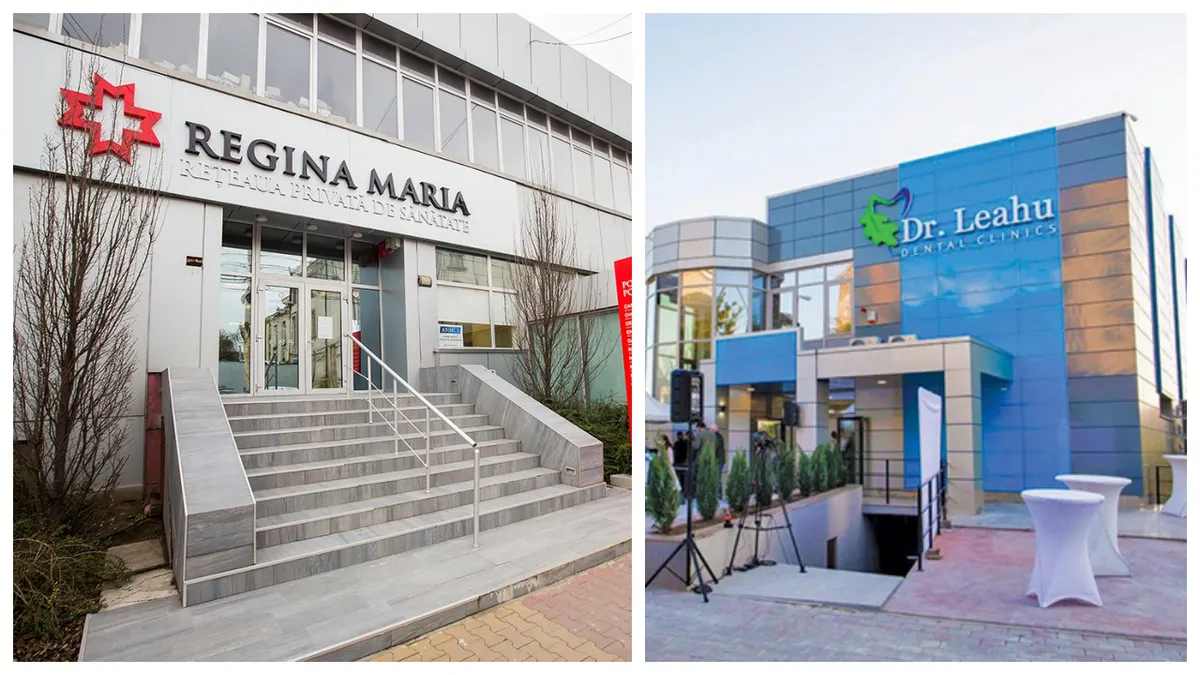 Reţeaua Regina Maria a devenit acționar majoritar al Clinicilor Dentare Dr. Leahu. Tranzacția se ridică la aproximativ 16 milioane euro