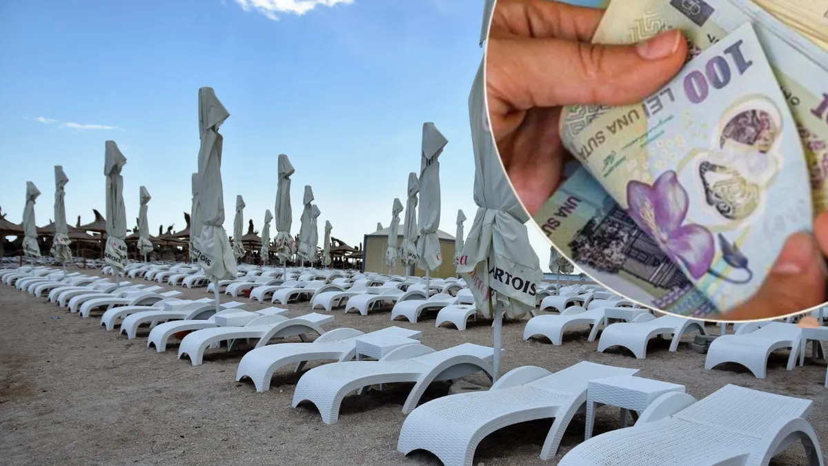 Românii merg în Mamaia, dar plătesc exact ca pe Coasta de Azur. De câți bani ai nevoie pentru a închiria un șezlong