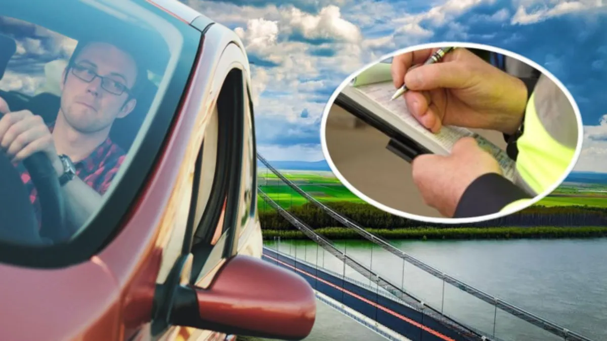 Avertisment pentru români! Șoferii care se opresc cu mașina pe podul de la Brăila sau care depășesc limita de viteză riscă amenzi usturătoare