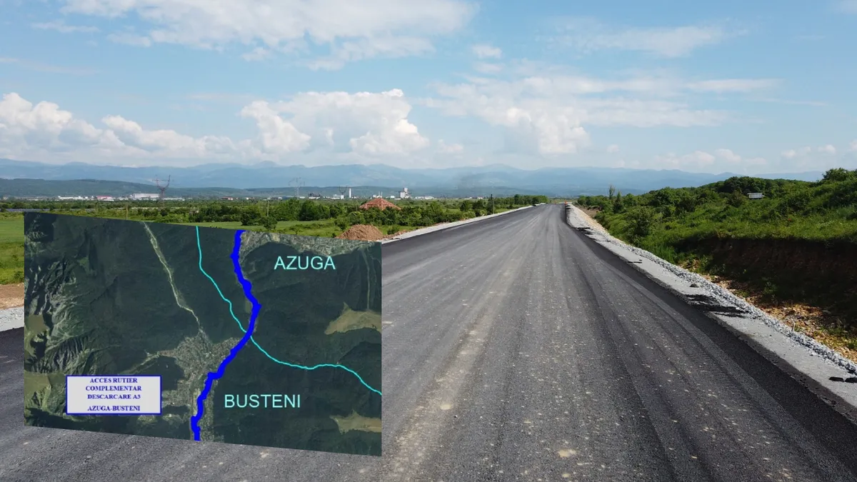 Lucrările de pe Centura Bușteni – Azuga, amânate. Consiliul Județean Prahova a prelungit termenul pentru depunerea ofertelor pentru contractul de peste 600 de milioane lei