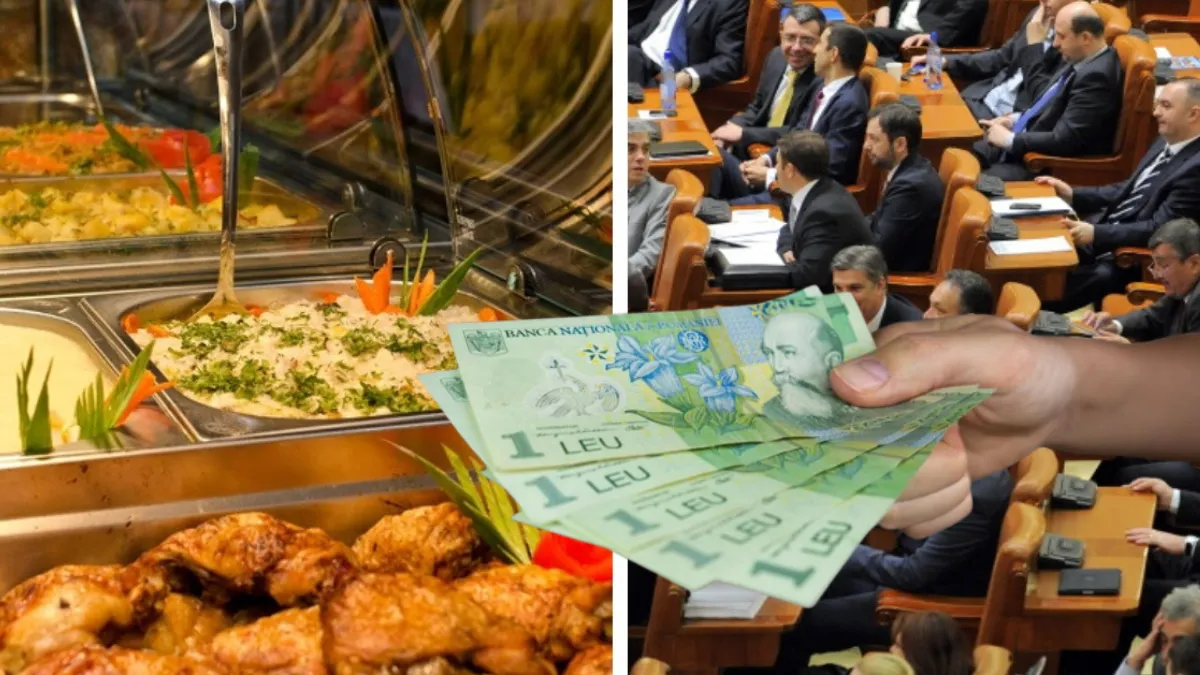Suma „colosală” pe care o plătește un deputat pentru meniul de prânz. Li se pare mult 24 lei și vor să scadă la 20 lei, felul 1 și 2