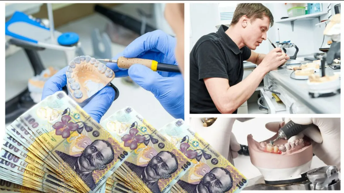 Cât mai câștigă un tehnician dentar în 2023. Locurile în care sunt disponibile astfel de locuri de muncă