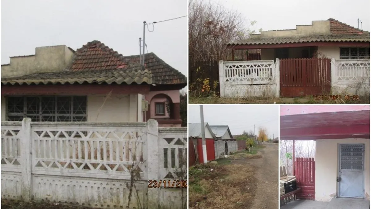 FOTO| ANAF pune la bătaie o casă cu teren, care costă cât o mașină la mâna a doua. Licitația are loc pe 29 august 2023