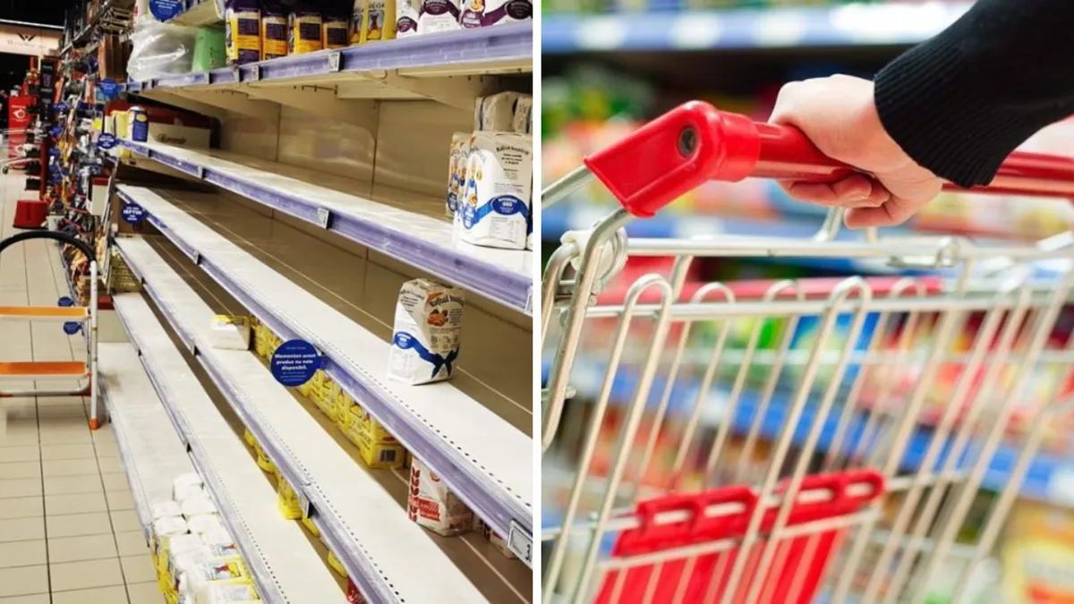 Prețuri mai mici, dar produse lipsă! Motivul pentru care unele alimente dispar de pe rafturile magazinelor. „Lucrul ăsta se va întâmpla în continuare”