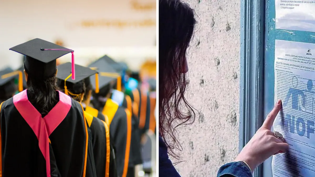 Record negativ. România este țara în care cei mai mulți absolvenți ajung șomeri. Care sunt explicațiile