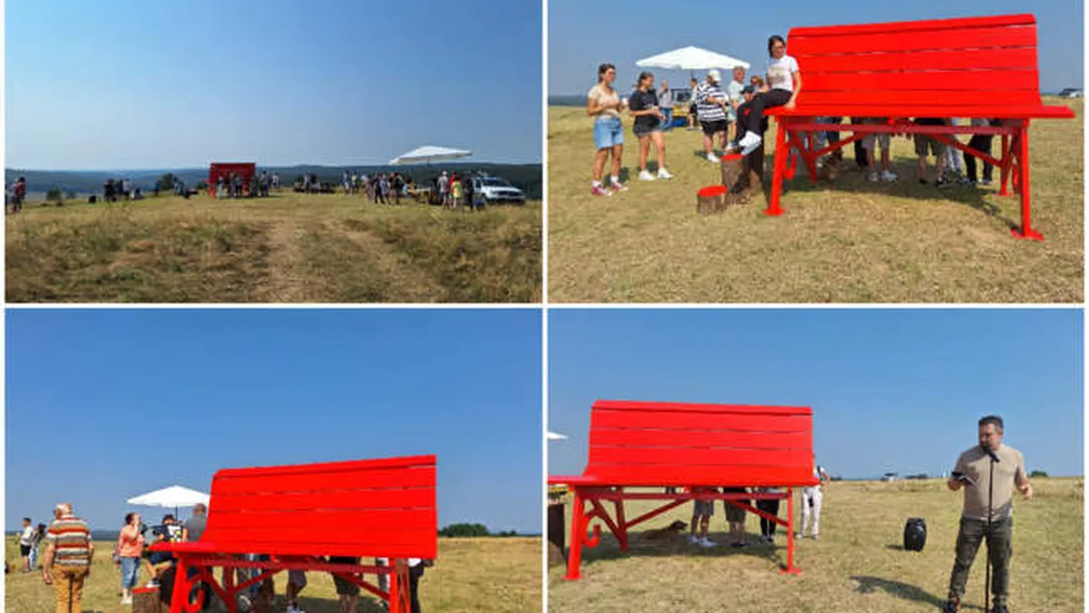 Cea mai mare bancă din România. Cum a ajuns un sat părăsit să atragă mii de turiști