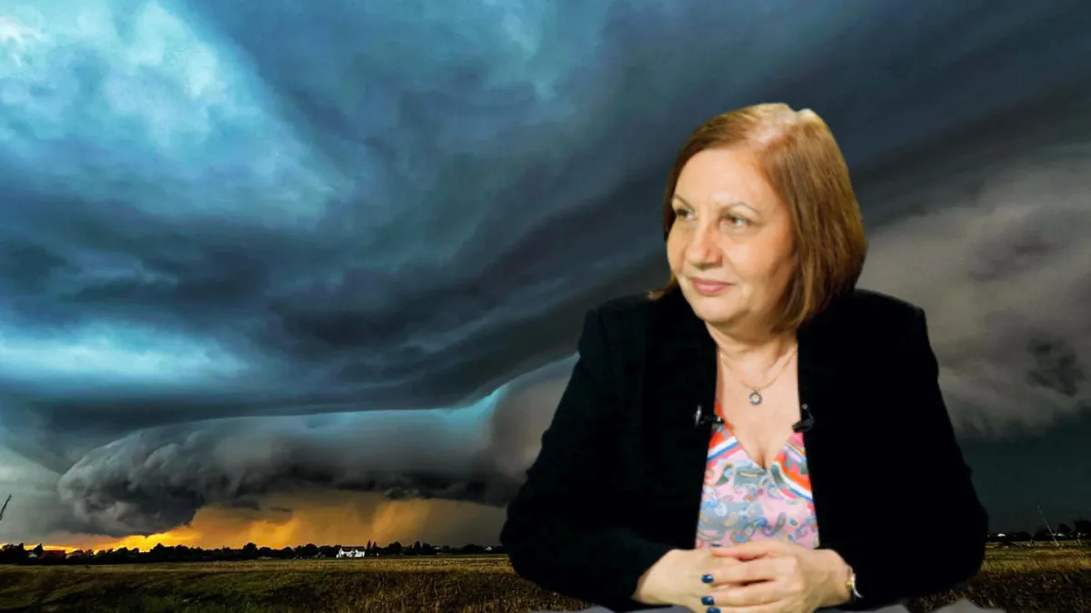 FOTO. Ce sunt și cum se formează norii Shelf Cloud în România! Directorul ANM, Elena Mateescu a dat explicații