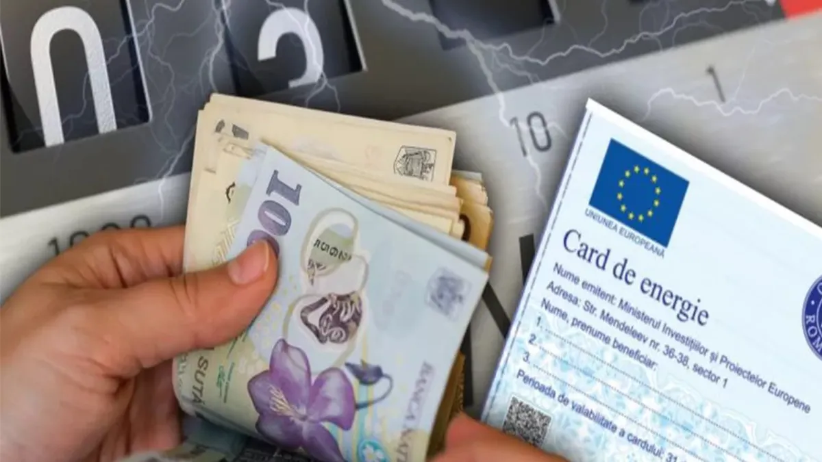 Când expiră cardurile de energie. Românii trebuie să fie atenți, banii nefolosiți se pierd