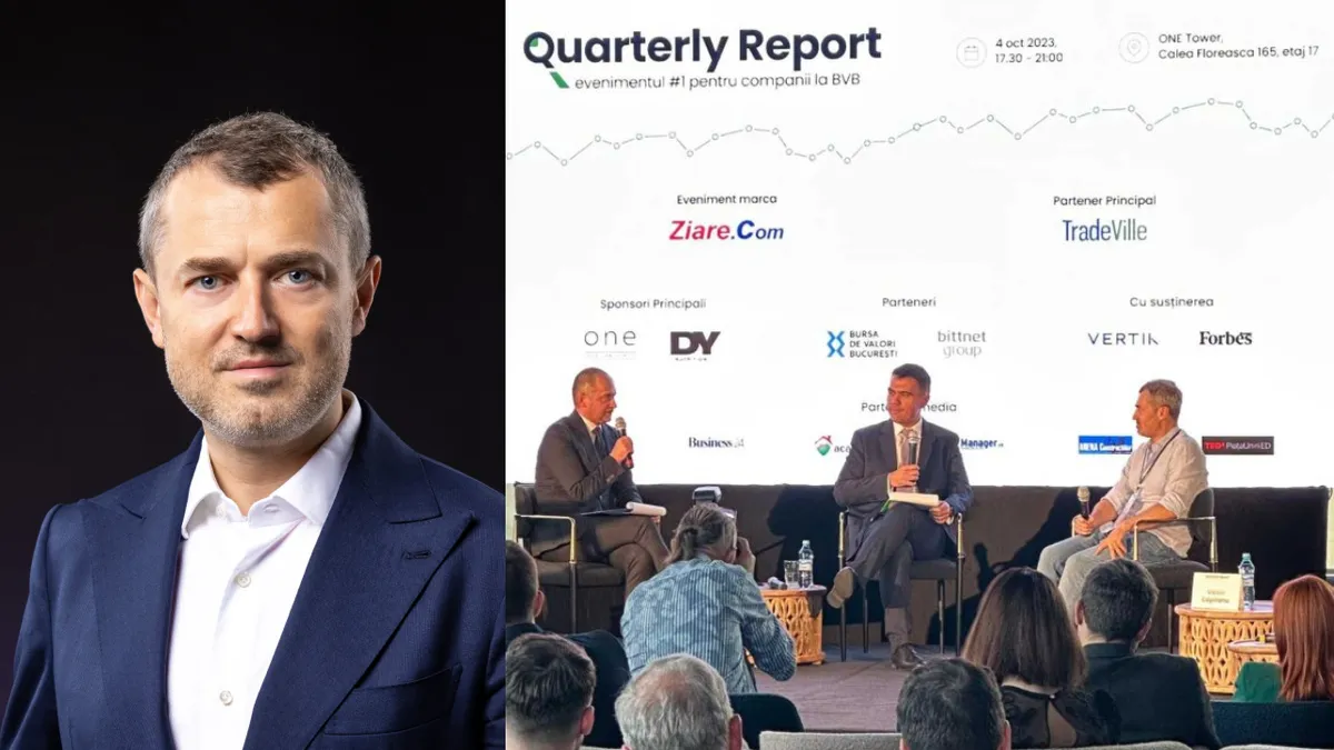 Victor Căpitanu, co-fondator One United Properties, la conferința Quarterly Report: „Se va dubla valoarea proprietăților din București în următorii 7 ani”