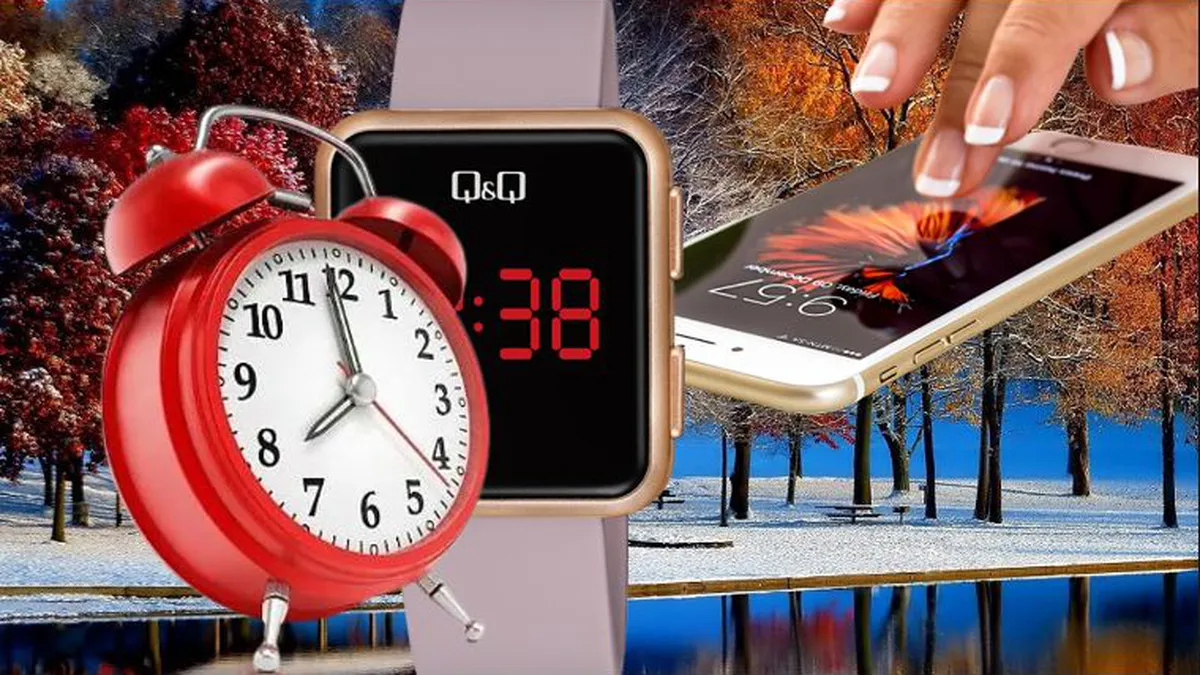 Se trece la ora de iarnă 2023. Ce dispozitive își schimbă automat ceasul, ora 04:00 va deveni ora 03:00