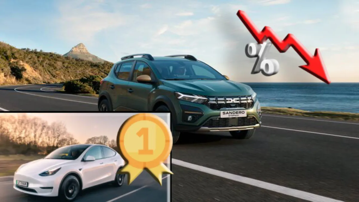 Dacia Sandero a pierdut definitiv titlul de cea mai vândută mașină din Europa. Liderul Tesla nu mai poate fi depășit!