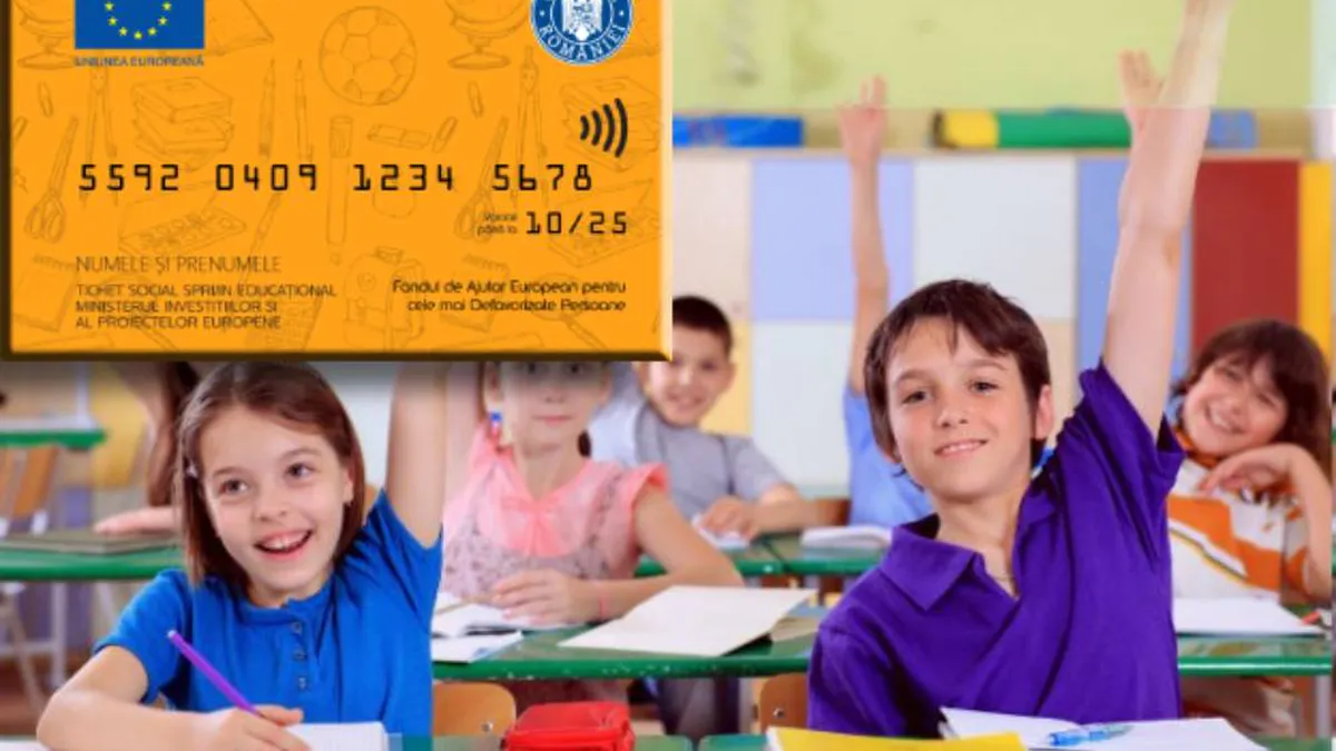 Tichete educaționale în valoare de 500 de lei pentru elevi. Iată cum poși intra în posesia acestora!