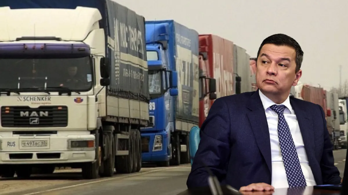 Anunț important din partea lui Sorin Grindeanu. Numărul TIR-urilor care circulă în România se va reduce semnificativ: „Țara noastră este ferm angajată în procesul de decarbonizare a transporturilor”