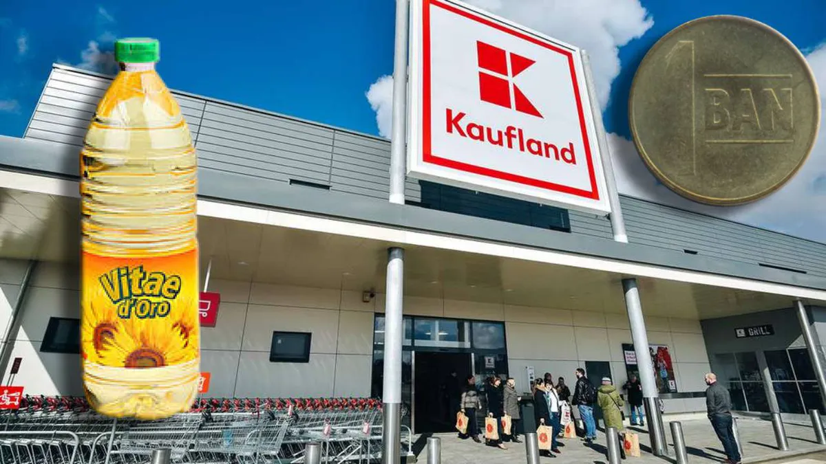 Nu trebuie să ratezi această ofertă! Un supermarket vinde ulei la doar 1 ban, însă se poate cumpăra o singură dată!