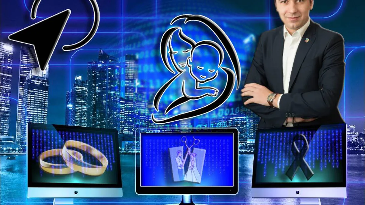 Ministrul Cercetării și Digitalizării, Bogdan Ivan, face un anunț incredibil! Vor fi introduse 4 servicii la un singur click distanță: naștere, căsătorie, divorț și deces