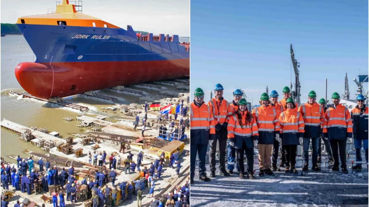 Şantierul Naval Damen Galaţi a inaugurat o linie robotizată pentru fabricația de micro-panouri. Este deja pusă în funcțiune