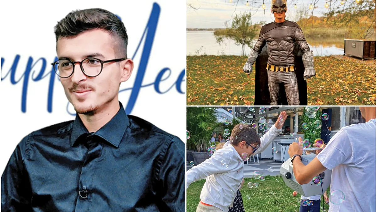 Cristian Dinu a renunțat la job-ul de la bancă pentru a începe propria afacere de la 0. Astfel a luat naștere Yuppy.yee, o firmă de organizare de evenimente pentru copii