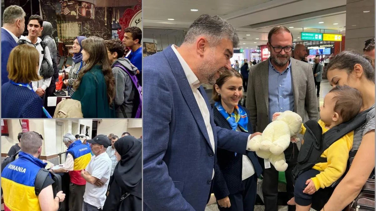 Plan special pentru românii întorși din Gaza, dar fără familie în țară! Marcel Ciolacu: „Este o acțiune care va continua, până ajung la familiile lor”