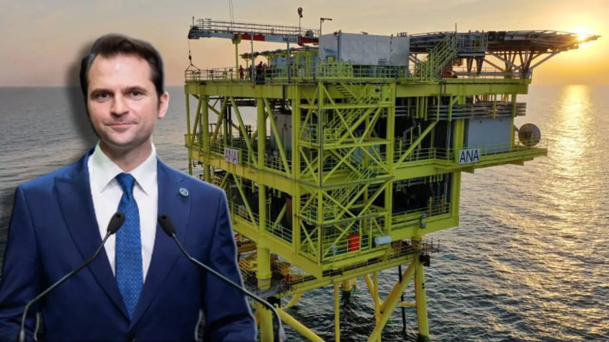 Sebastian Burduja, Ministrul Energiei, afirmă că România va dispune de cea mai mare producție de gaz până în anul 2027!