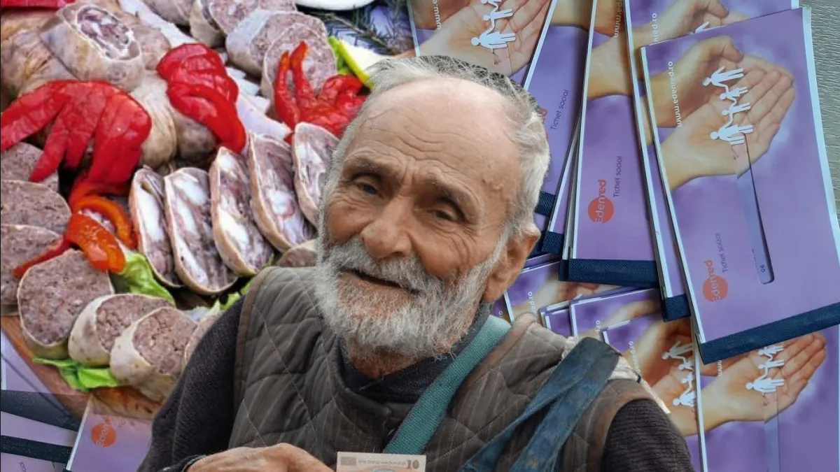 Tichete sociale 2023. Pensionarii cu venituri modeste primesc un sprijin financiar pentru masa de sărbători