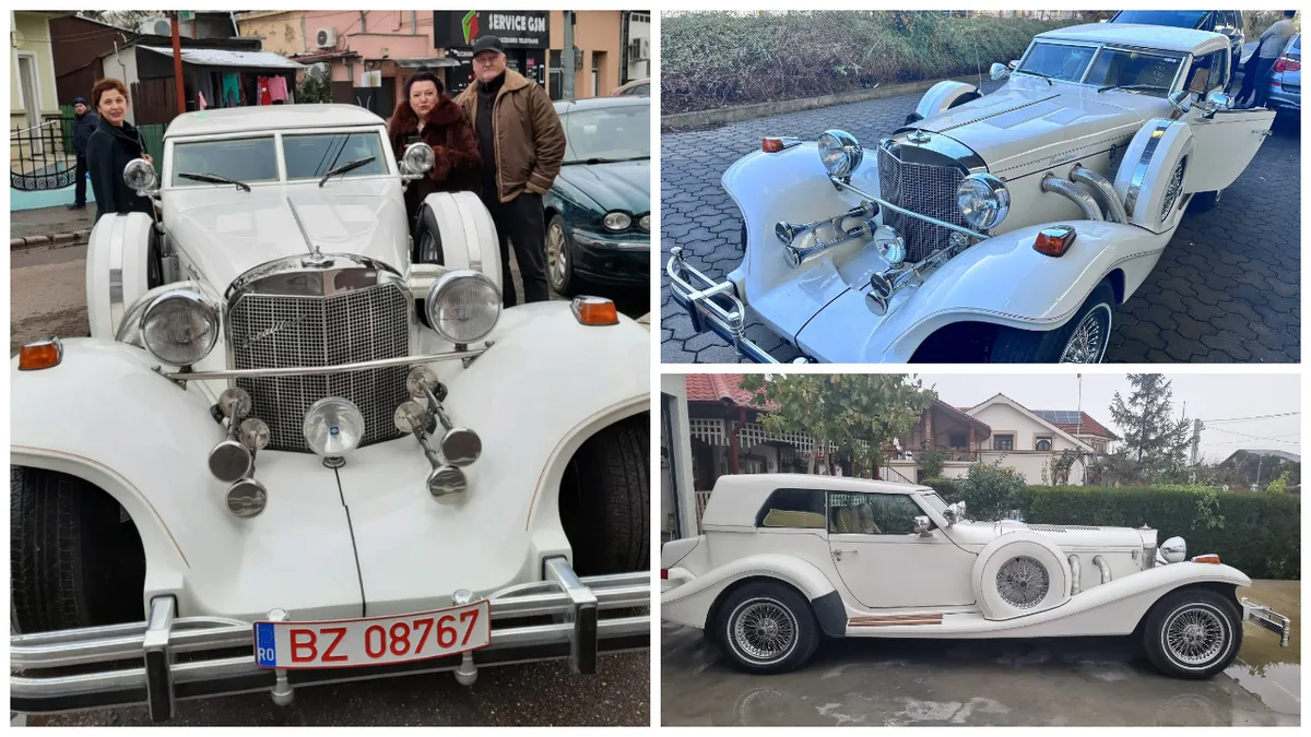 Autoturism de epocă unicat în România, cumpărat din SUA de un medic buzoian. Bolidul de lux produs în 1986 are doar 18.000 de mile la bord