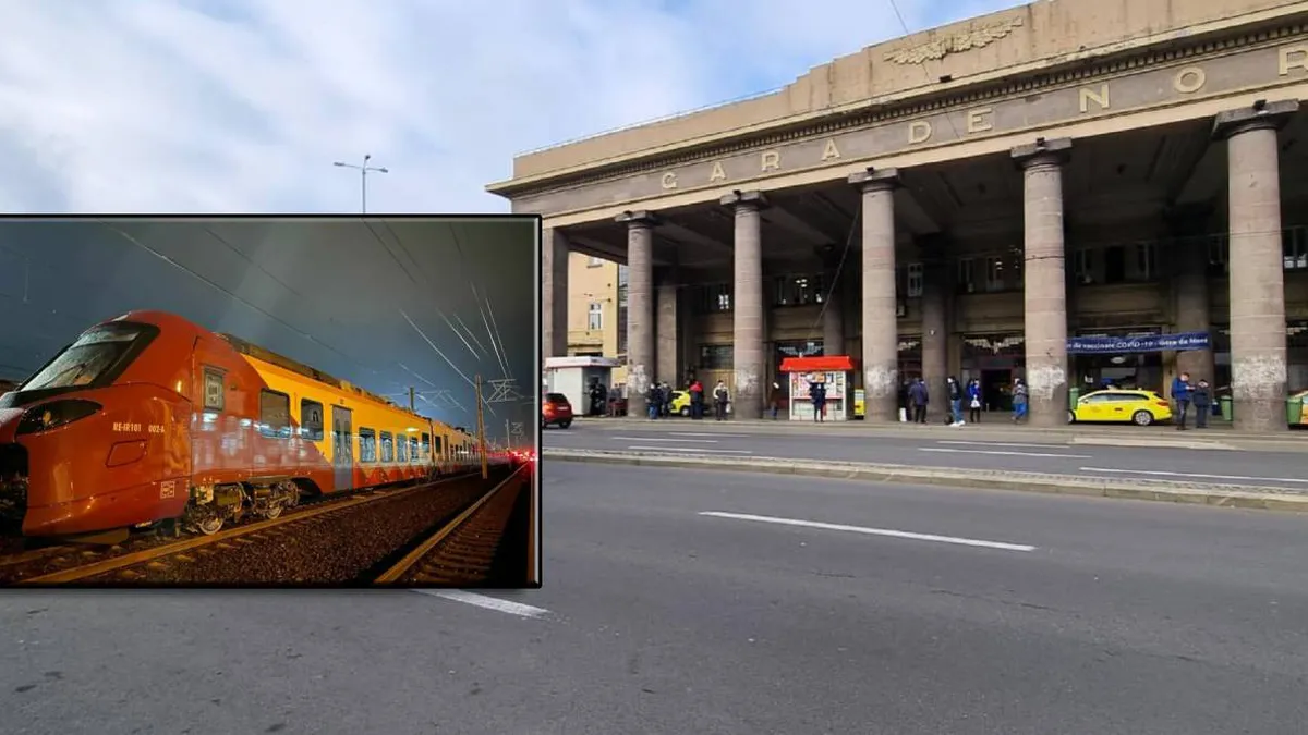 A ajuns primul tren electric în Gara de Nord din București! Acesta va intra în circulație la sfârșitul anului 2023 pe rutele București - Brașov și București - Constanța!
