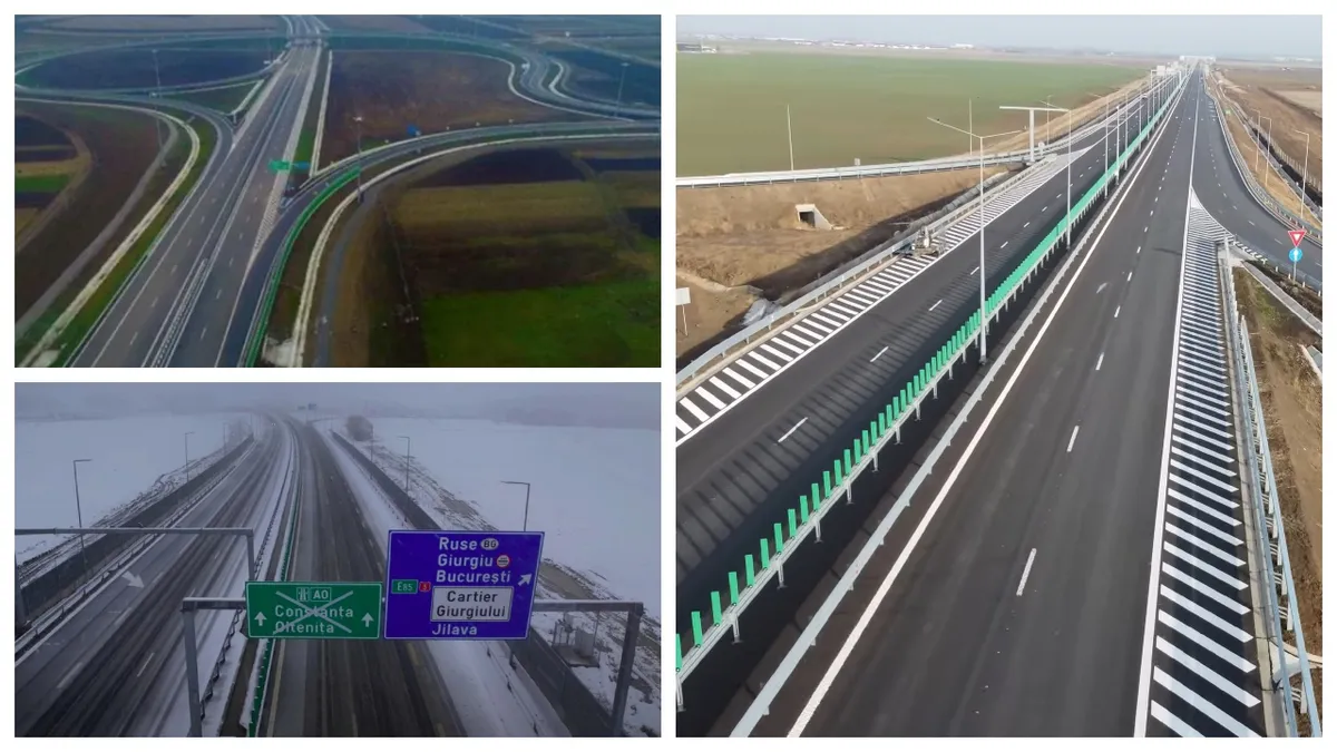 Vești bune pentru șoferii! Ministerul Transporturilor anunță deschiderea celui de-al doilea tronson al autostrăzii A0| VIDEO