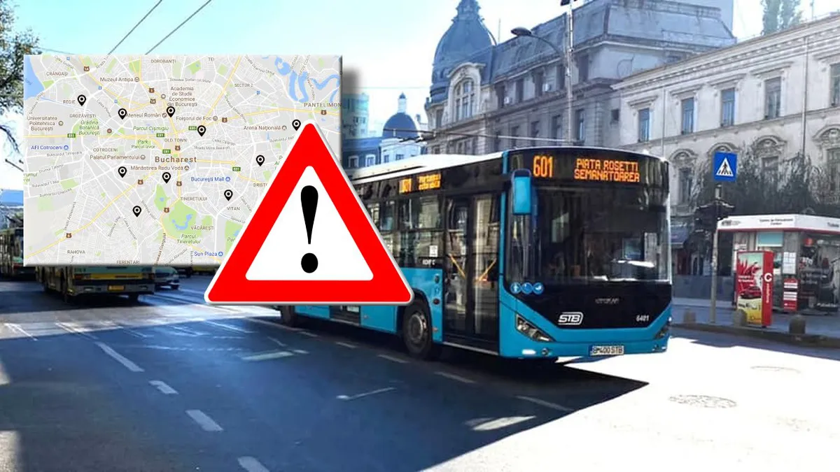 În atenția bucureștenilor! Aceste linii STB vor avea trasee modificate în zilele următoare