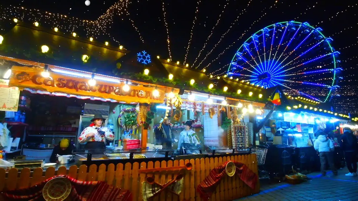 Cât costă o ciorbă de fasole cu afumătură la Târgul de Crăciun din Bucureşti. Preţul surprinzător care depăşeşte unele restaurante