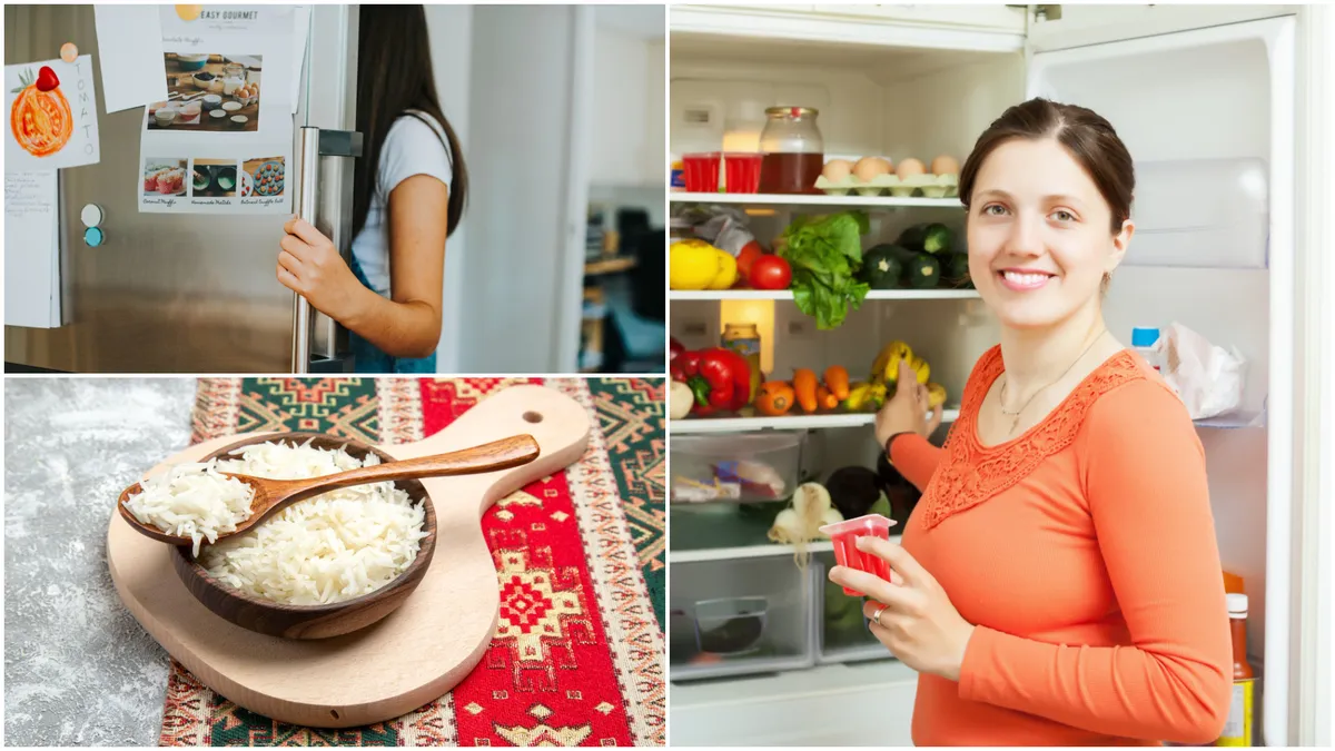 Alimentele obișnuite care ne pot face rău dacă stau prea mult în frigider. De ce este periculos orezul uitat la rece