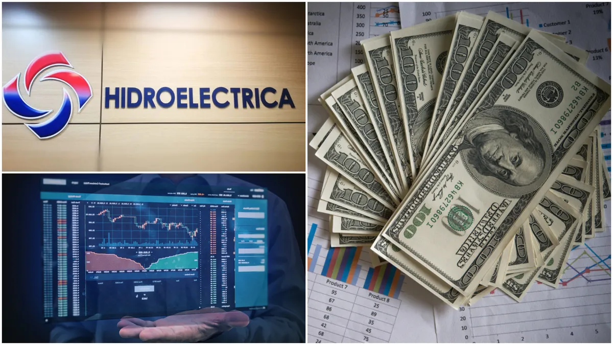 Un gigant american cere ieftinirea acțiunilor Hidroelectrica. Prețul-țintă a scăzut acum cu 26% sub nivelul de pe bursă