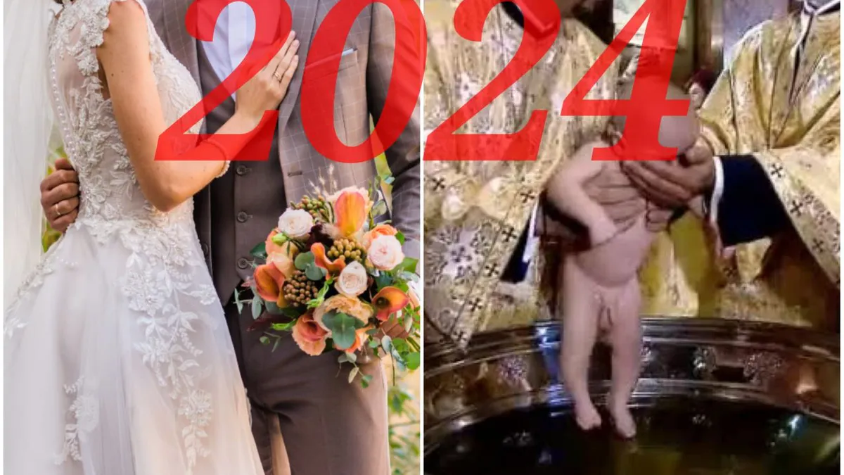 În 2024 sunt mai multe zile în care nu se fac nunți și botezuri. Iată lista