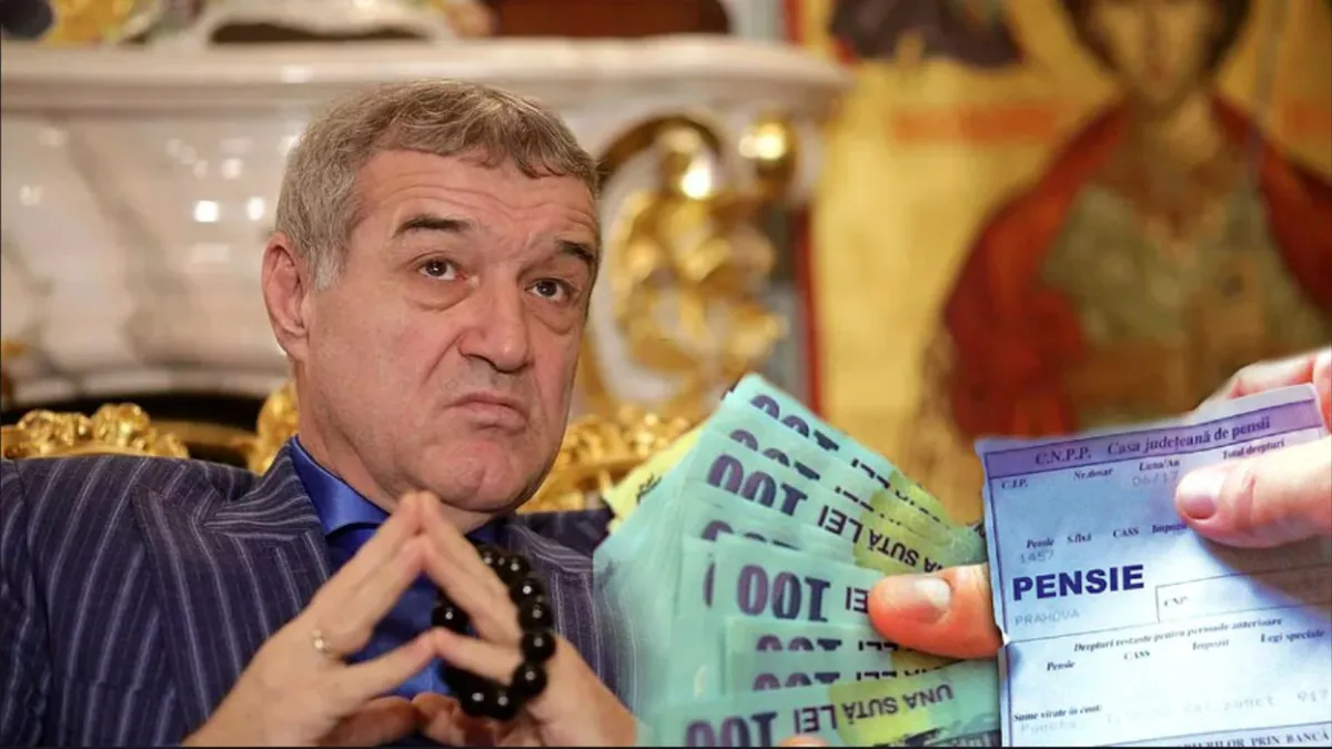 Incredibil! Ce pensie are, de fapt, Gigi Becali în 2024