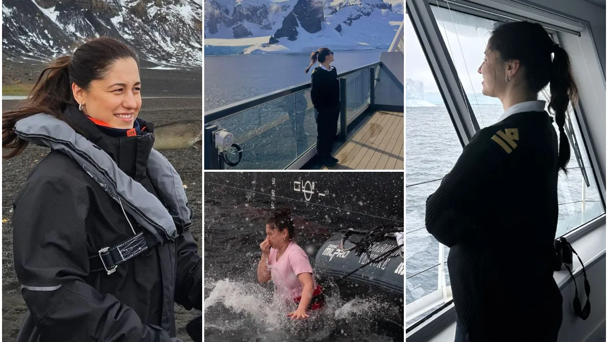 O tânără face carieră într-o lume a bărbaților. La nici 30 de ani, Cosmina stă la cârma unor nave de croazieră