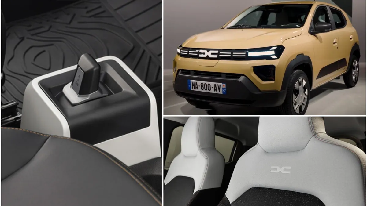 Premieră pentru Dacia Spring! Prima mașină electrică a companiei a suferit transformări importante de design și tehnologie